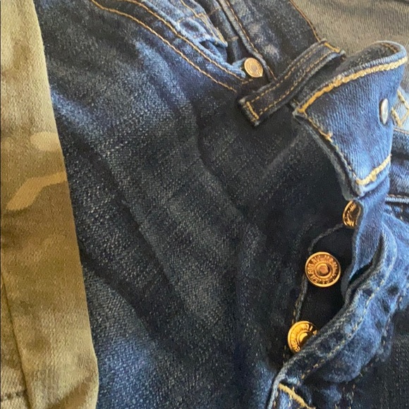 American Eagle highwaist Capri & 7-4mankind Jeans - Picture 6 of 6